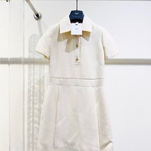Authentic Dior Cream Polo Dress